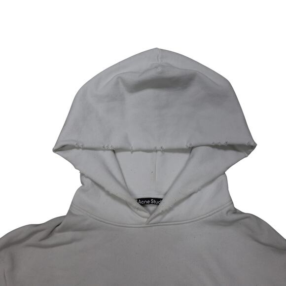 Acne Studios Distressed Back Logo Hoodie - Picture 3 of 6
